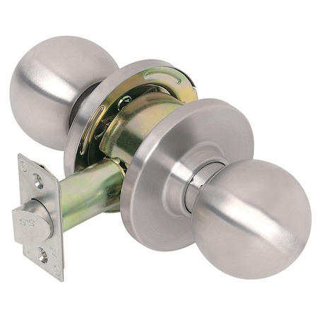 Tell Tell Cortland Satin Chrome Passage Lockset 1-3/4 in. CL100003
